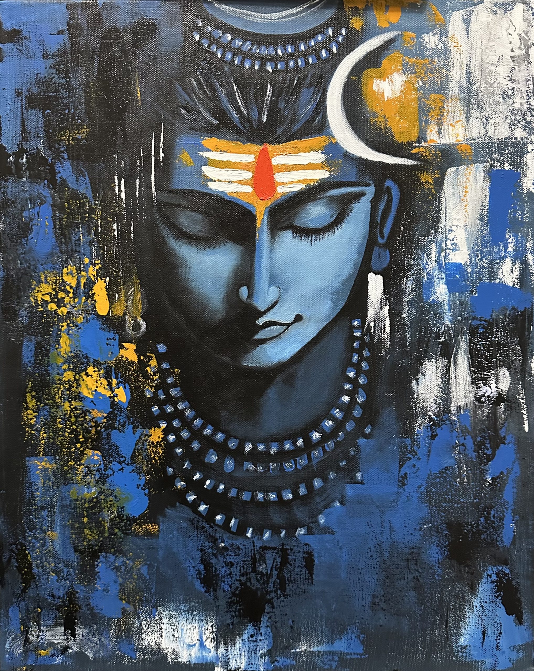 Shiva in Serene Blue
