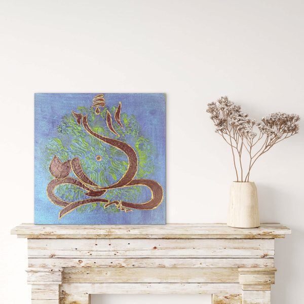 Bronze Glow Abstract Ganesha